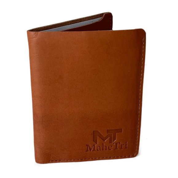 MaheTri Other - New MaheTri Slim Buffalo Leather Wallet Vertical Bi-Fold